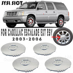 4PCS/lot Mirror Chrome Wheel Hub Center Caps OEM 9594877 Cross Reference 9594878 Fit 2003-2006 Cadillac Escalade EXT ESV Factory