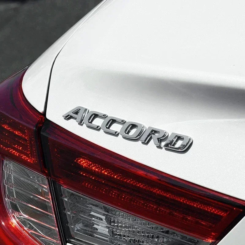 3D ABS Logo Badge Sticker Trunk Side Wing Emblem Fender Decal For Honda S Power Accord Civic Grand Vitara Swift Car Styling