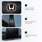 Car Stickers B-Pillar Center Column Decoration Cover Decals Auto Accessorie For Honda Civic FIT CRV Accord Jazz HRV Insight CRZ