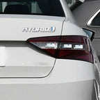 3D Metal HYBRID Logo Side Fender Rear Trunk Emblem Badge Car Sticker Decals For Toyota Prius Camry Crown Auris Rav4s TRD