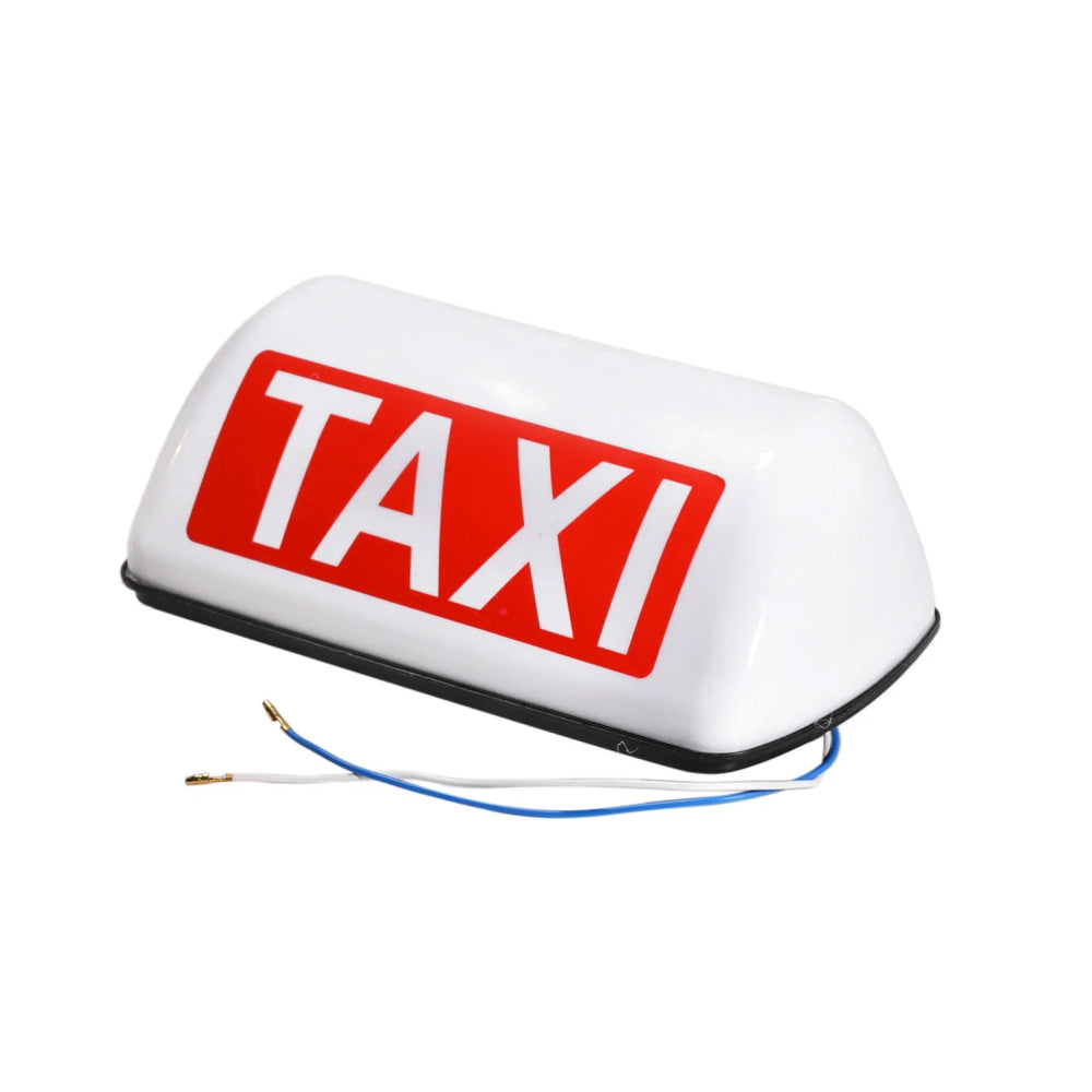 12V DC Roof Waterproof Top Sign Magnetic Meter Cab Lamp Light Signal Lamps Roofs Top Sign Light TAXI Lights Suction Magnet