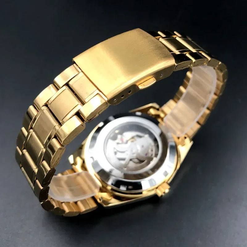 Orient Double Lion Watches High Quality Clock Brand New Top Men's Watch Multi-Function All-Steel Automatic Mechanical Tourbillon