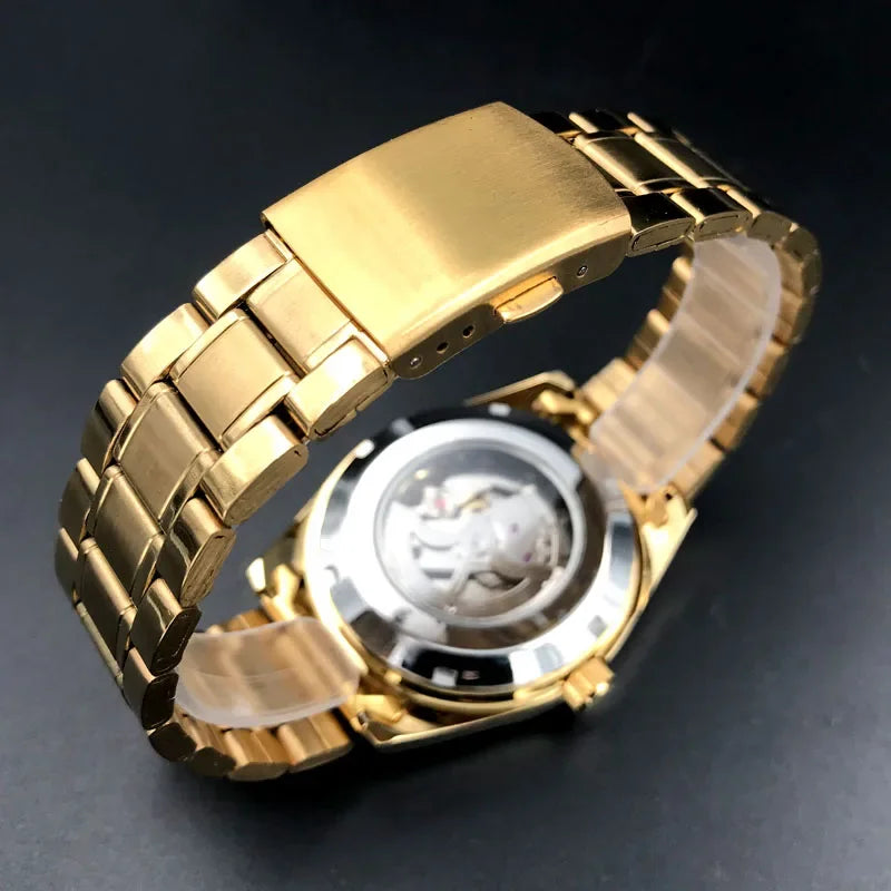 Orient Double Lion Watches High Quality Clock Brand New Top Men's Watch Multi-Function All-Steel Automatic Mechanical Tourbillon