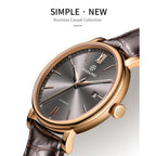 STARKING Sapphire 8215 Automatic Watch Fashion Sports Business Casual Wristwatch Waterproof Wear-resistant Watch Gifts for Men
