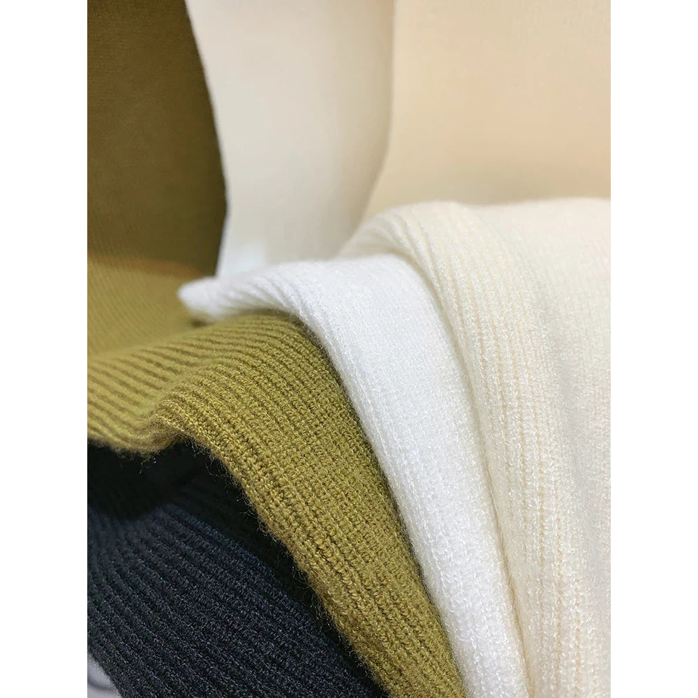 Camiseta sin mangas de punto para mujer, suéter ajustado corto sin mangas, suéteres lisos para primavera y otoño, jerséis 2026