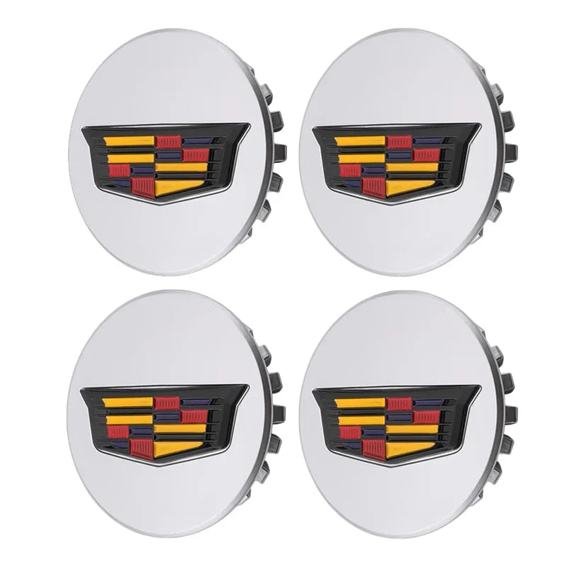 4pcs 66mm Wheel Center Hub Cover Caps for Cadillac Escalade XT5 XT6 CT5 CT6 XTS CT4 Auto Tire Emblem Car Styling Accessories