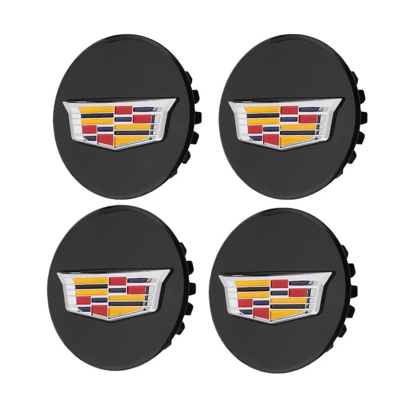 66mm 4pcs Wheel Center Hub Cover Caps Accessories for Cadillac Escalade XT5 XT6 CT5 CT6 XTS CT4 Auto Tire Emblem Car Styling