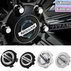 4pcs 54/60mm Car Wheel Center Emblem Hub Cover for Nissan Teana Altima Livina Micra Navara Qashqai Sylphy X-Trail Accessories