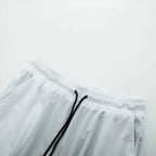 Pantalones cortos deportivos dos en uno para hombre, ropa deportiva transpirable e informal de secado rápido, de doble capa, para correr, M-3XL