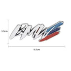 Metal BMW Badge Stickers Body Trunk Decoration Accessories For BMW M Power Performance E90 E91 E92 E93 X1 X3 X5 X6 M3 M5 F18 E63