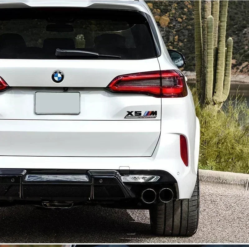 3D ABS Chrome Emblem Letters logo Car Trunk Badge Sticke for BMW M power Thunder Edition competition M1 M2 M3 M5 M7 X3M X5M X7M