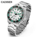 CADISEN AQUA DIVER New Brand Luxury Men Watches Automatic Watch Japan MIYOTA 8215 100M Waterproof Luminous Mechanical Wristwatch