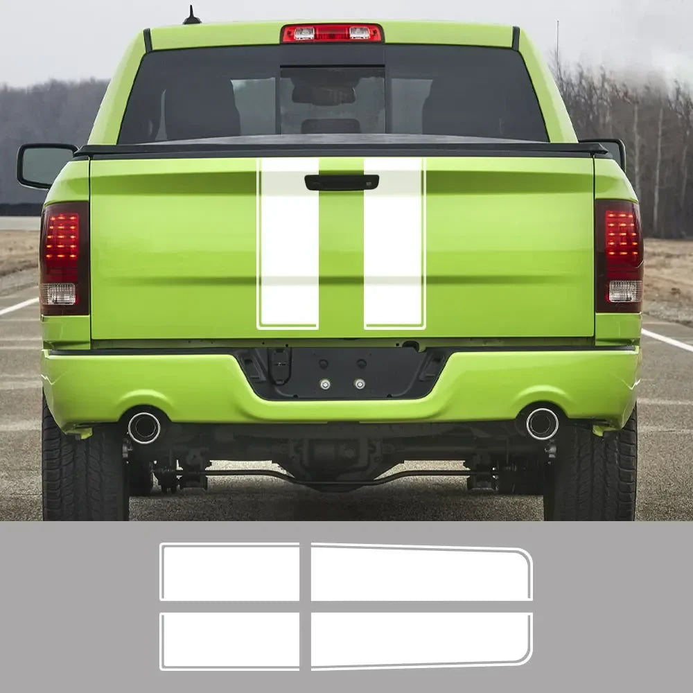 Car Hood Tailgate Stickers For Dodge Ram 1500 2500 Hemi Rebel Truck Graphic Pickup Decal Vinyl Cover Auto Tuning Accessories