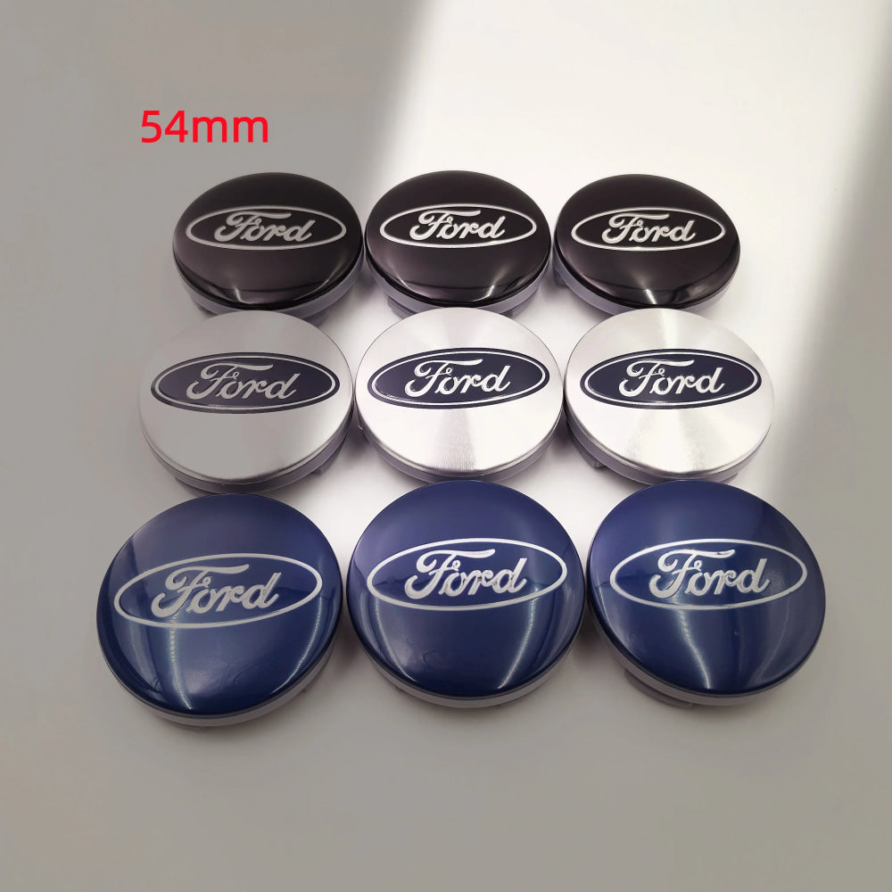 4pcs Car Wheel Center Caps Hubcap Cover 54/56/60/65/68mm For Ford Fiesta Mondeo Fusion Explorer Escape Focus Kuga Rim Cover