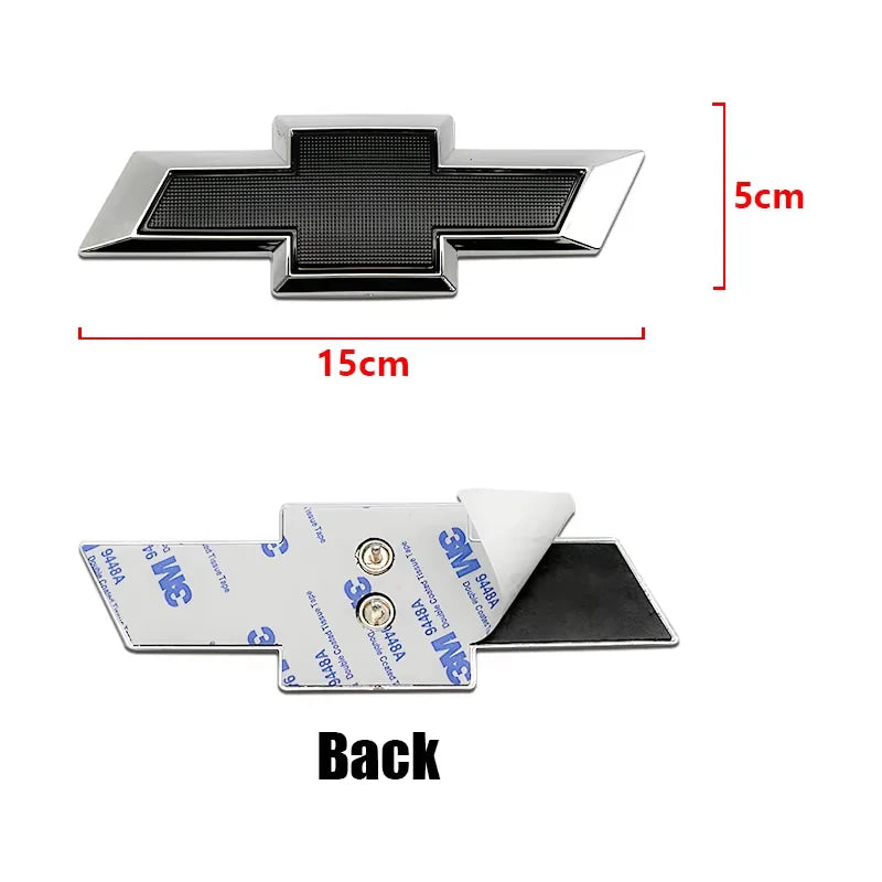1Pc 15cm 3D ABS Car Emblem Sticker for Chevrolet Captiva 2011-2018 Front Grill Rear Bumper Tail Door Trunk Styling Accessory