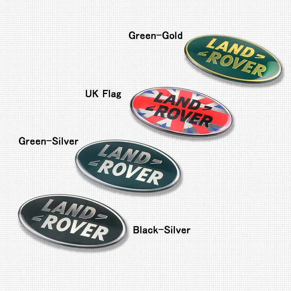 Car Front Grille Emblem Sticker 3D Aluminium Logo Decor Badge For Land Rover Range Rover Sport SVR Discovery Velar L322 L320 P38