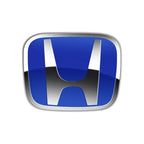 Car Hood Front Grill Rear Trunk H Emblem Logo Sticker For Honda Civic Fit Jazz Accord CRV HRV City Odyssey Passport Pilot Vezel