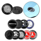 57mm Front Hood Emblem Cover Decor Refit Accessories Key Ring For Mercedes Benz W209 W210 W211 W212 W176 W203 W204 W205