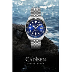 CADISEN New Luminous Men Mechanical Wristwatches Ceramic Bezel Sapphire Glass Automatic Watch Men Relogio Masculino