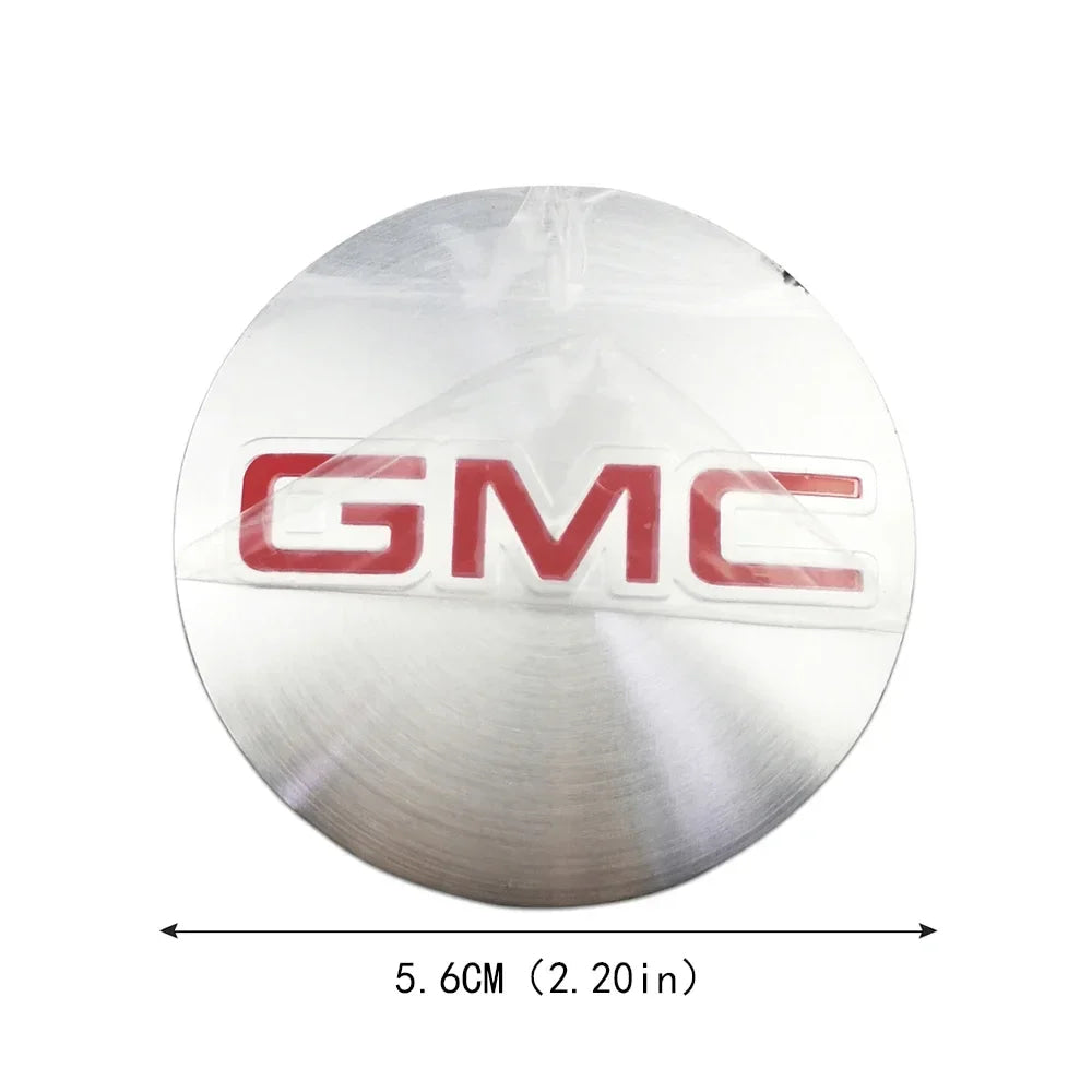 4pcs/set 56mm Car Wheel Hub Center Cap Cover Sticker Badge For GMC Emblem Sierra Yukon Savana Terrain Acadia Canyon Envoy Safari