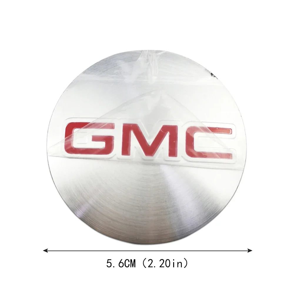 4pcs/set 56mm Car Wheel Hub Center Cap Cover Sticker Badge For GMC Emblem Sierra Yukon Savana Terrain Acadia Canyon Envoy Safari