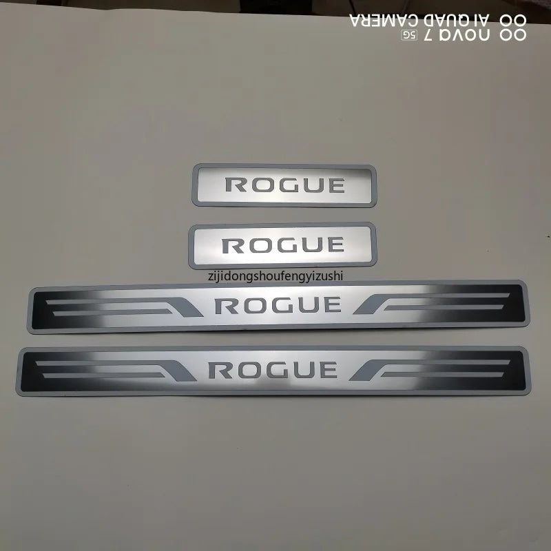 For Nissan ROGUE 2014 2015 2016 2017 2018 2019 2020 2021 Stainless Steel Door Sill Scuff Plate Welcome pedal Car Accessories