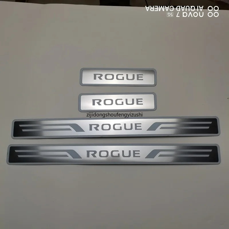 For Nissan ROGUE 2014 2015 2016 2017 2018 2019 2020 2021 Stainless Steel Door Sill Scuff Plate Welcome pedal Car Accessories