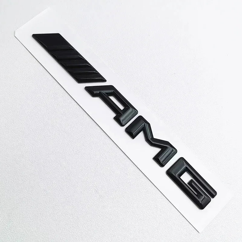 Logo AMG Emblem Letters Car Trunk Badge Mercedes Benz W204 W205 W176 W177 W212 W213 AMG Sticker Accessories ASD