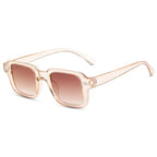 Gafas de sol rectangulares retro con montura pequeña para mujer