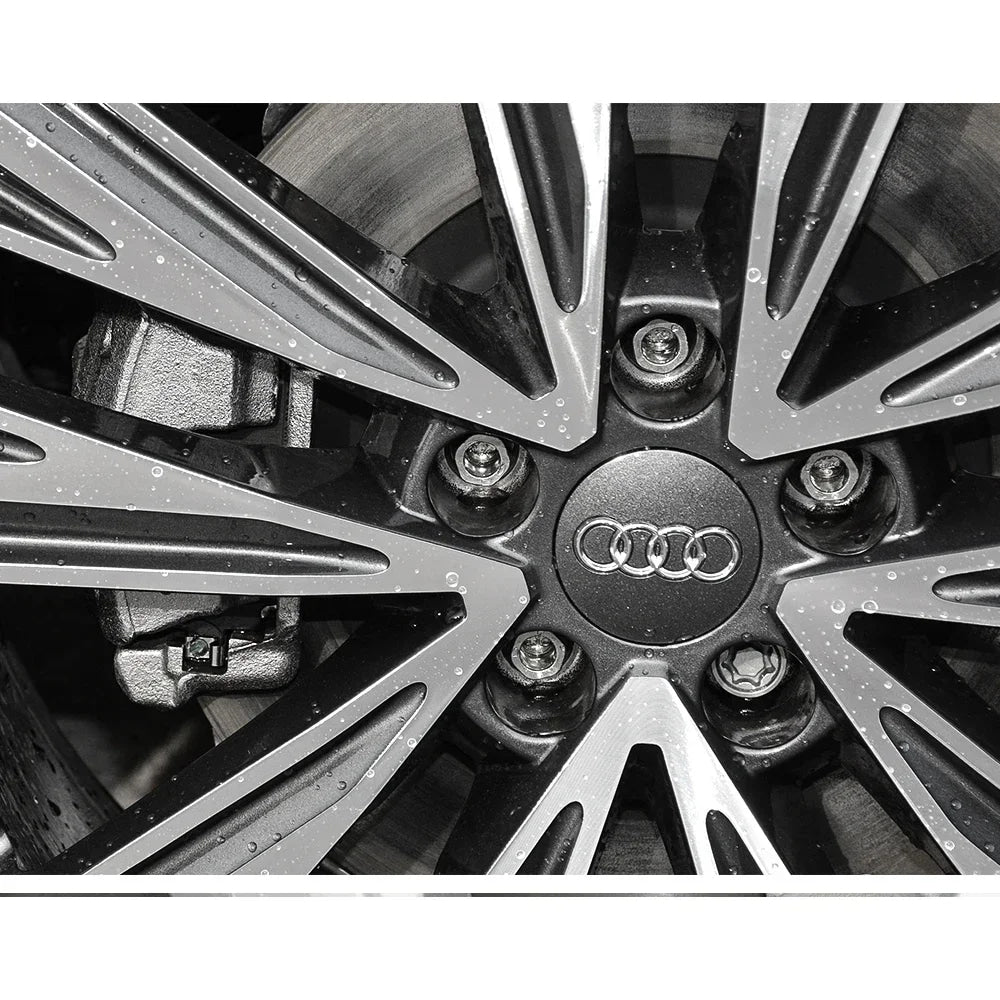 For Audi 4pcs 60mm Car Styling Audi Wheel Center Cap Emblem Hub Covers Badge For Audi B5 B6 B7 B8 B9 D3 Q3 Q5 Q7 TT A1 A3 A4 A5