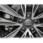 For Audi 4pcs 60mm Car Styling Audi Wheel Center Cap Emblem Hub Covers Badge For Audi B5 B6 B7 B8 B9 D3 Q3 Q5 Q7 TT A1 A3 A4 A5