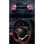 Car Hood Front Grill Rear Trunk H Emblem Logo Sticker For Honda Civic Fit Jazz Accord CRV HRV City Odyssey Passport Pilot Vezel