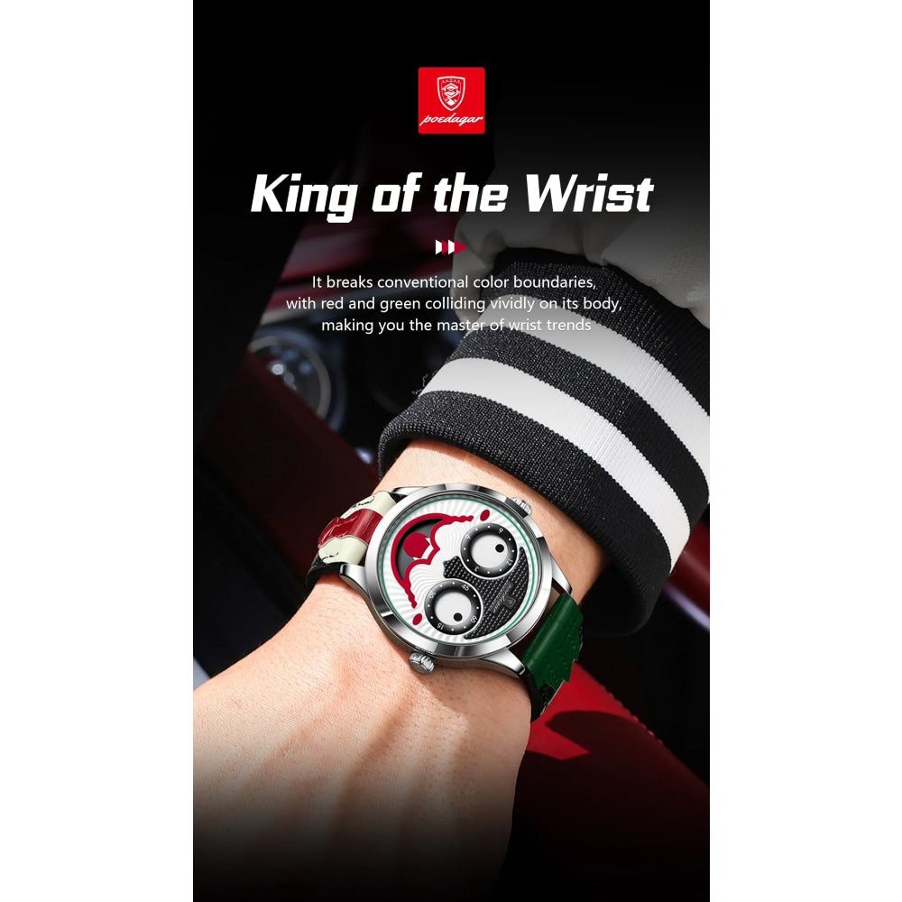 POEDAGAR Top Original Watch For Man Luxury High Quality Waterproof Man Wristwatch Quartz Leather Men's Sports Watches Male Reloj