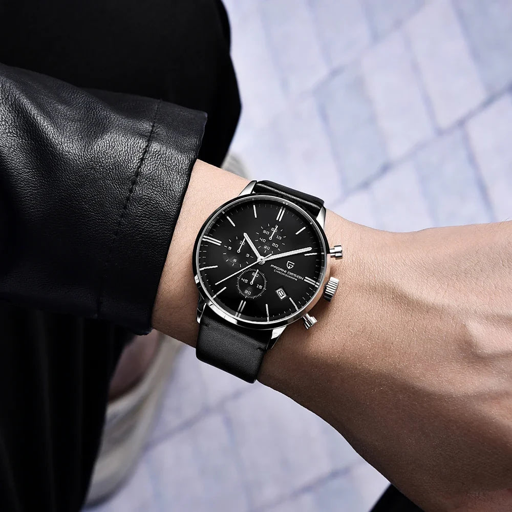 2026 new Pagani design watch VK67 men's quartz watch top leisure sports chronograph stainless steel waterproof men's watch reloj
