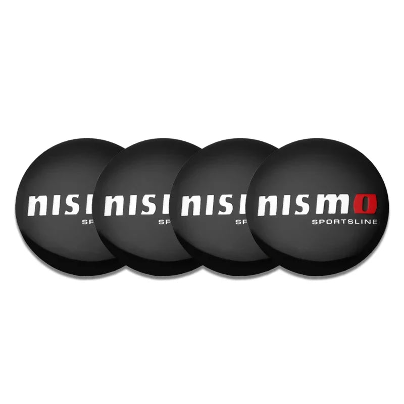 4pcs 54/60MM Car Styling Wheel Center Cap Hub Covers Badge Accessories For Nissan Nismo GTR Qashqai Almera Teana V36 Sylphy Note