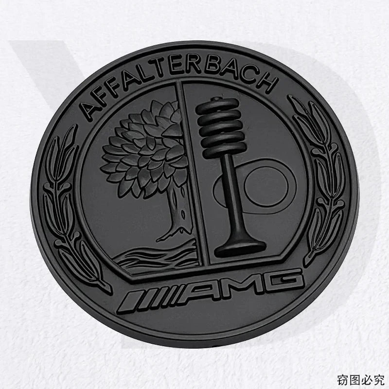 45mm 55mm 65Alloy Car Emblem Sticker Decoration for Mercedes Benz AMG C180 W205 G500 W210 W211 CLA CLK CLS GLA Rear Trunk Badge