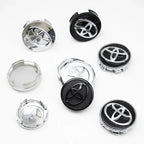 4Pcs 57/62mm Car Wheel Center Hub Cap Rim Cover For Toyota Corolla RAV4 LEVIN Yaris C-HR Camry Prado Prius Car Auto Accessories