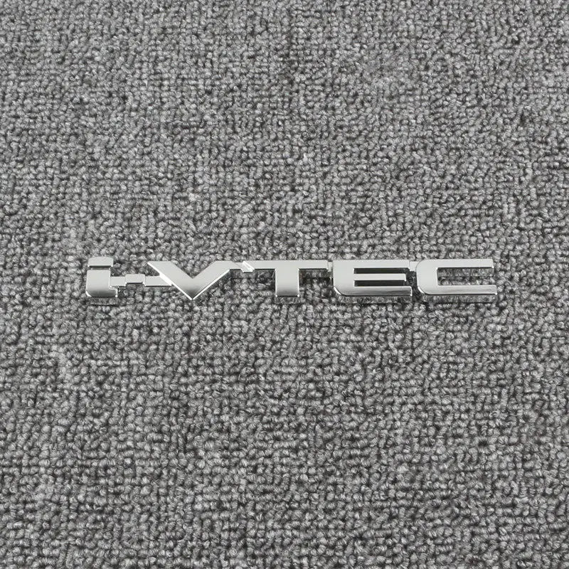 Car Emblem Decals VTEC IVTEC Metal Badge Sticker Accessories For Civic cb400 i-VTEC vfr800 cb750 Accord Odyssey CRV Pilot FIT