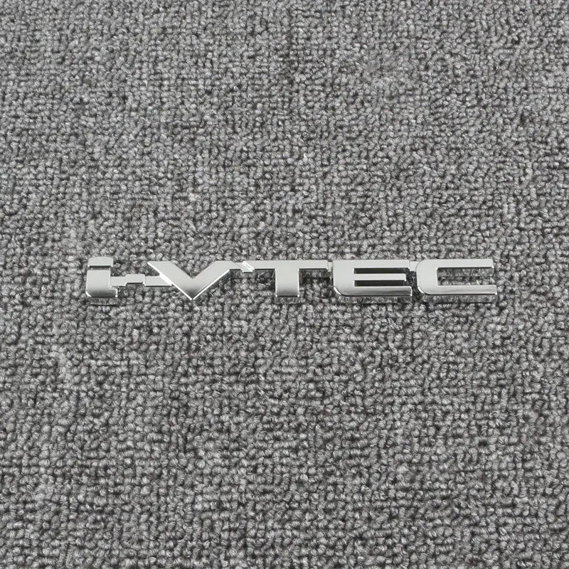 Car Emblem Decals VTEC IVTEC Metal Badge Sticker Accessories For Civic cb400 i-VTEC vfr800 cb750 Accord Odyssey CRV Pilot FIT