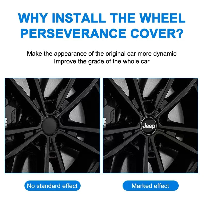 4Pcs 56/60mm Car Wheel Center Hub Cap Car Accessorie for JEEP Wrangler Grand Cherokee JK TJ Compass Renegade Patriot Trail Hawk