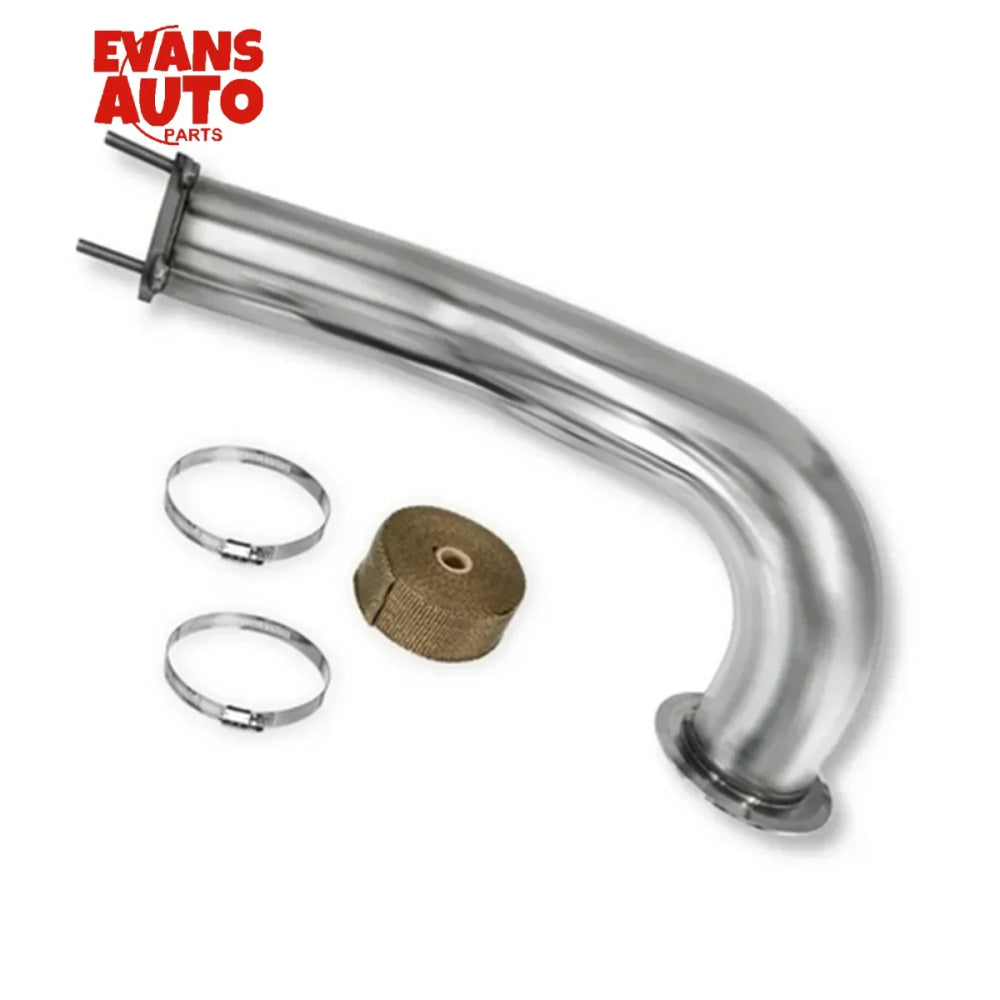 3.5'' Downpipe Exhaust EGR Valve Kit for Chevrolet Silverado & GMC Sierra 2017-2023 LSierra 2017-2023 l5p Duramax 6.6L Down Pipe