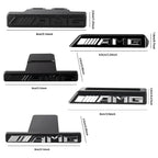 Car Front Grille Emblem Decoration Sticker Auto Styling Accessories For Mercedes Benz AMG W204 W205 B180 W221 W447 Smart CLG GLS