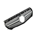 Chrome Silver AMG Style Front Bumper Grille For Mercedes Benz CLA-Class W117 2013-2019 CLA180 CLA200 CLA45 Front Grill Black