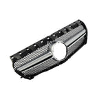 Chrome Silver AMG Style Front Bumper Grille For Mercedes Benz CLA-Class W117 2013-2019 CLA180 CLA200 CLA45 Front Grill Black