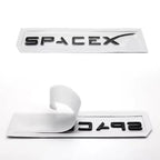 3D ABS Logo Letters Car Trunk Fender Side Badge Decal For Tesla Model Y/S/3/X Space X Emblem Sticker Accessory