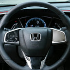 Honda Car Steering Wheel Logo Emblem H Badge Sticker for Honda Civic Accord CR-V Fit HRV Odyssey Vezel Auto Interior Accessories