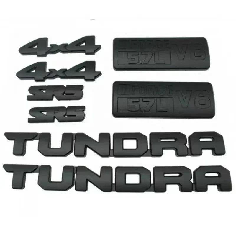 8pcs for Toyota TUNDRA covered vehicle label Tundra pickup truck SRS 4X4 V8 5.7 limited off-road modified vehicle label sticker