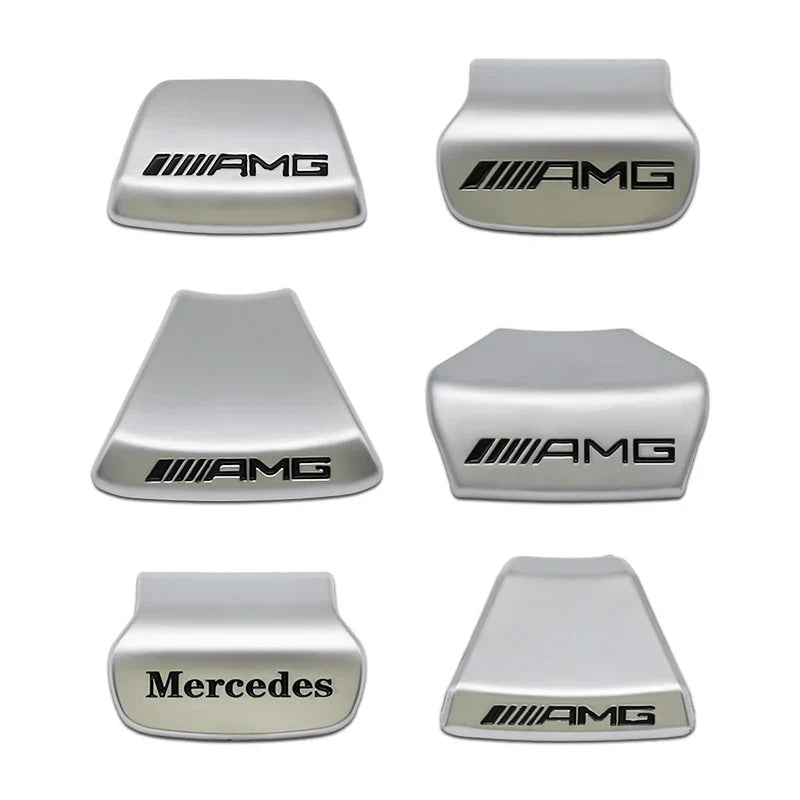 3D ABS Car Steering Wheel Emblem Sticker Badge For Mercedes Benz AMG W205 W206 W177 W168 W108 AMG W176 W204 W212 Accessories