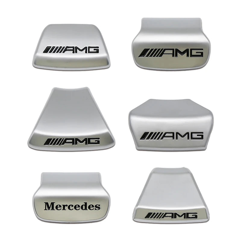3D ABS Car Steering Wheel Emblem Sticker Badge For Mercedes Benz AMG W205 W206 W177 W168 W108 AMG W176 W204 W212 Accessories