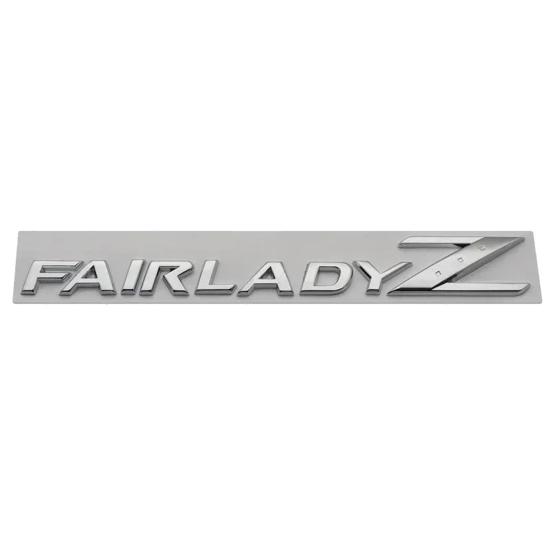 Car Front Emblem Sticker Auto Rear Trunk Badge for Nissan Z 350Z 370Z Fairlady Z3 Z34 Altima Leaf Livina Maxima Qashqai Sylphy